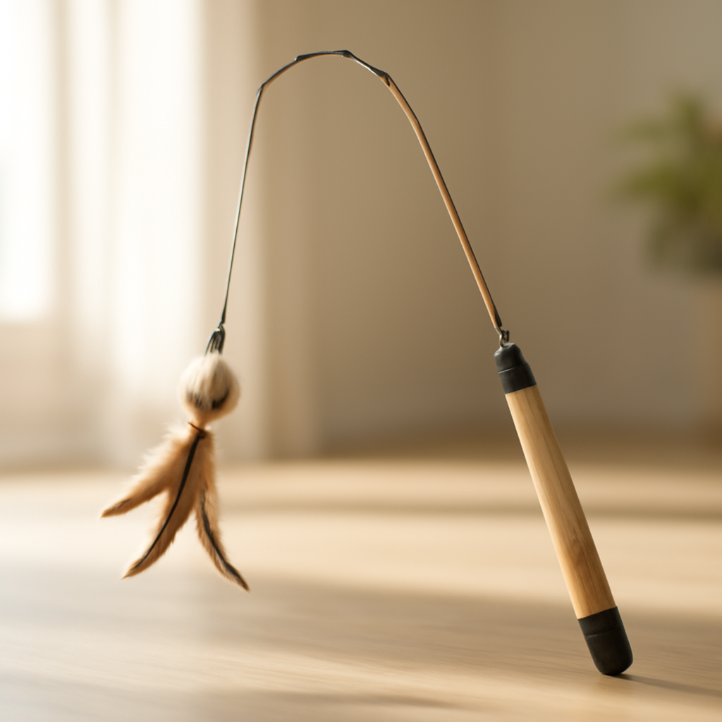 Guide d'achat : meilleure canne à pêche pour chat – Utilisation au jardin (IA)