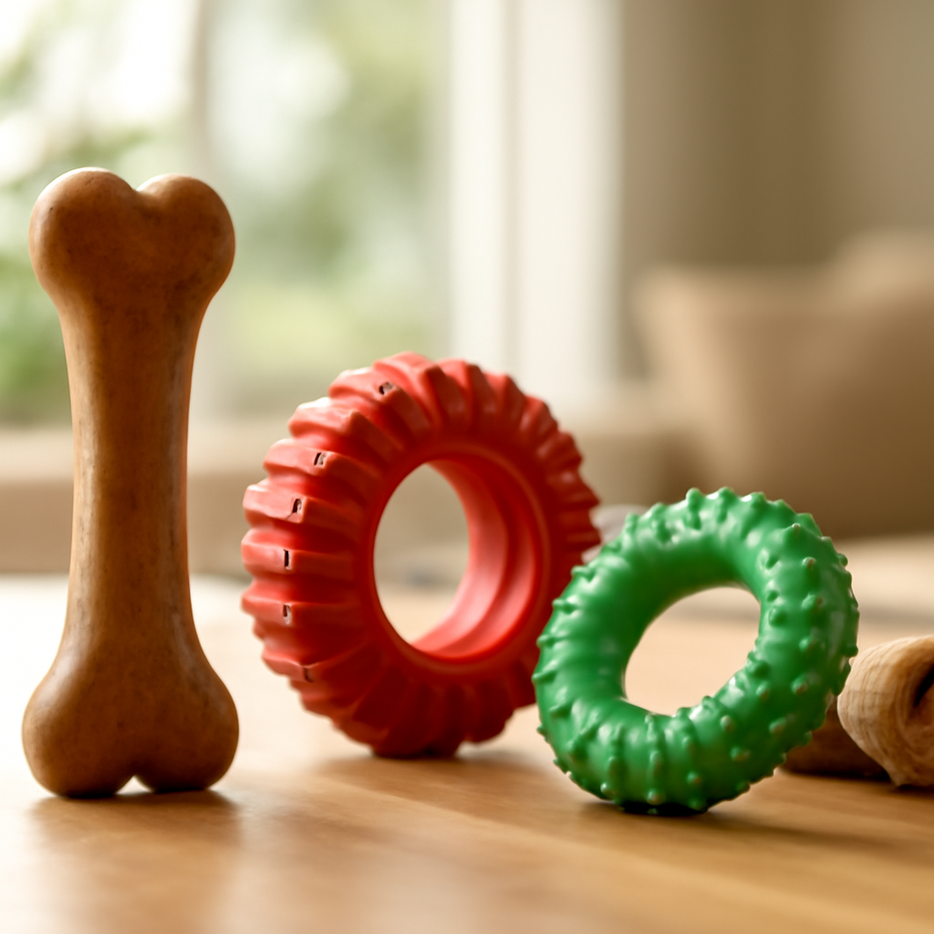Guide d'achat : Jouet à mâcher pour chien – Utilisation au jardin (IA)