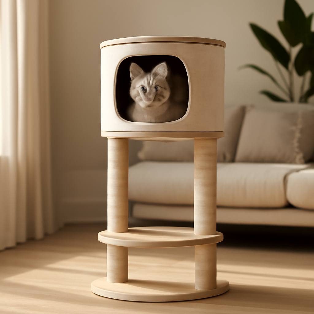 Guide d'achat : Niches d’intérieur pour chat à ne pas rater – Utilisation au jardin (IA)