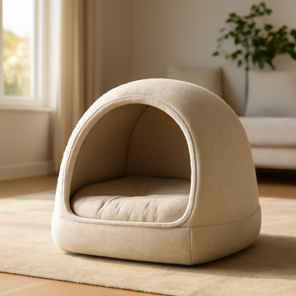 Guide d'achat : niche d’intérieur pour chien confortable – Utilisation au jardin (IA)