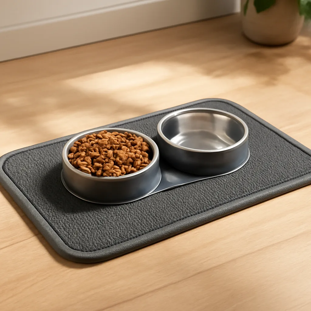 Tapis de gamelle pour chat : le guide d'achat complet