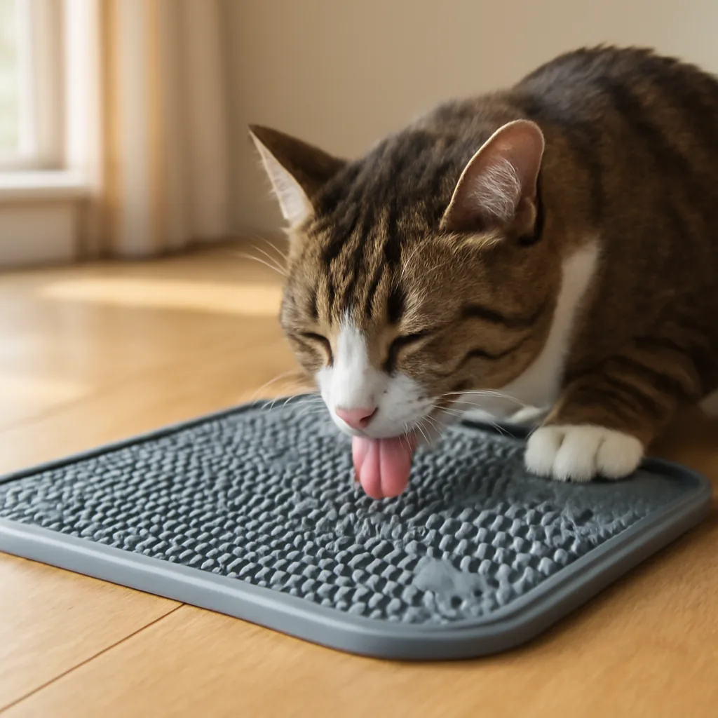 Tapis de léchage pour chat : guide d'achat idéal